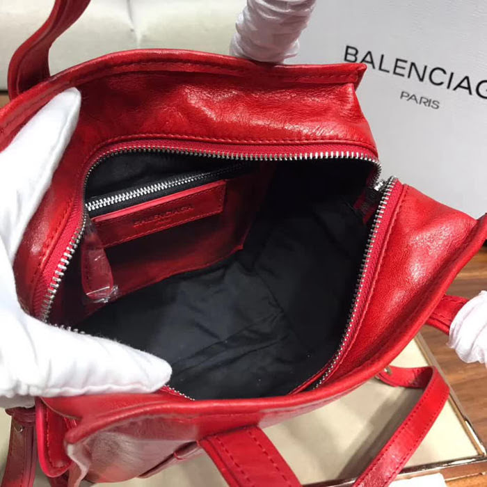 BALENCIAG巴黎世家 XS22cm 進口義大利A級牛皮 手提肩背包 44309675  BL1676